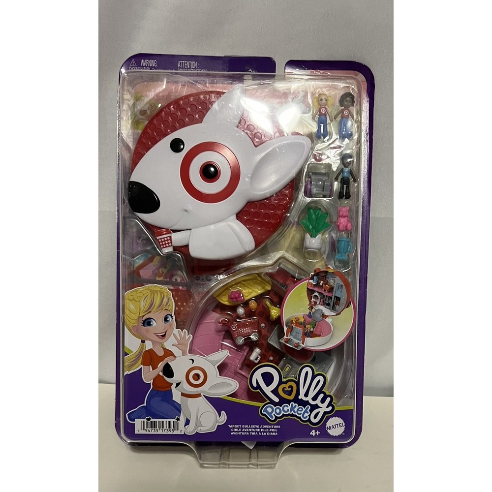 Polly Pocket TARGET BULLSEYE ADVENTURE Exclusive playset NWT Doll Mini